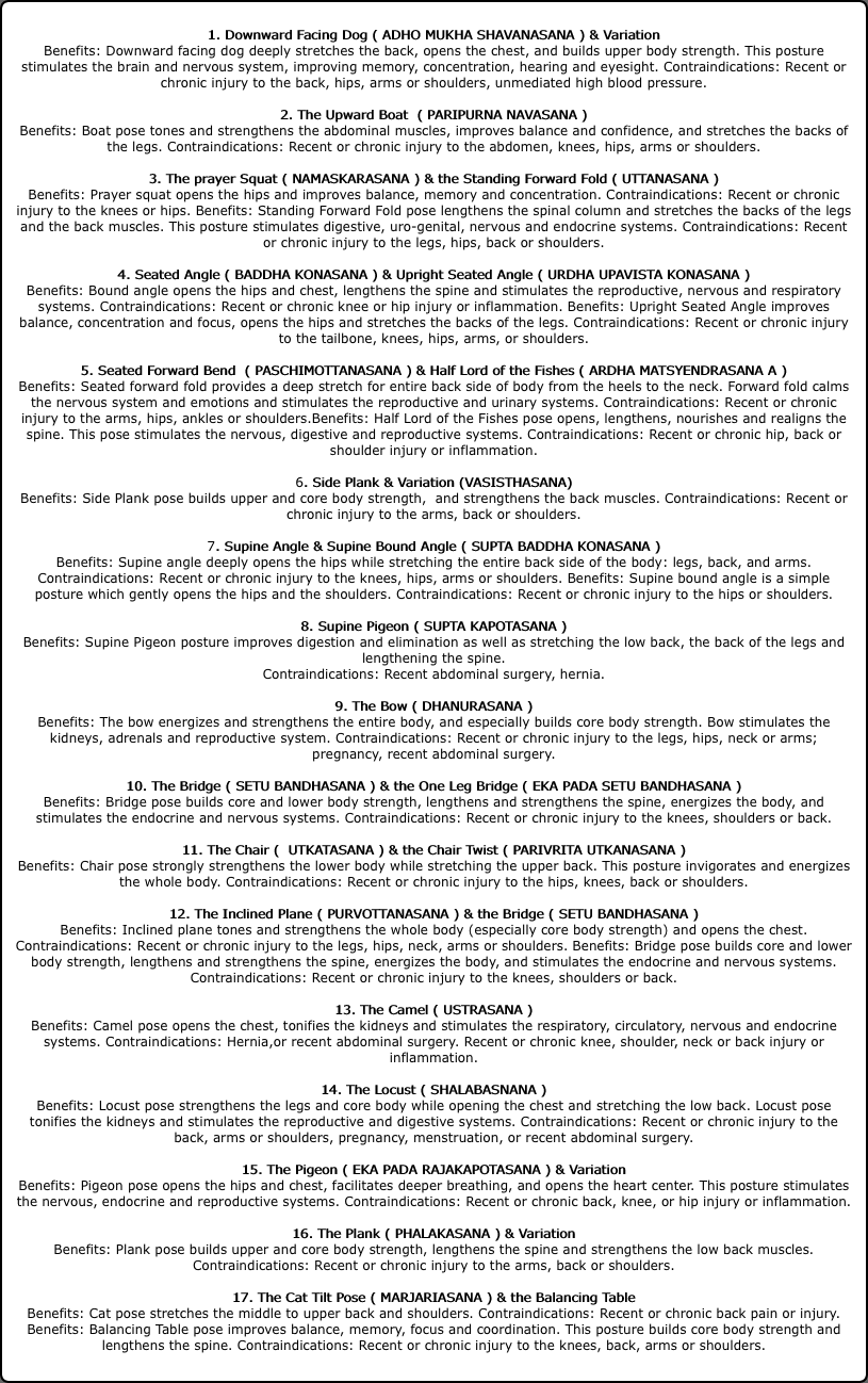  1. Downward Facing Dog (